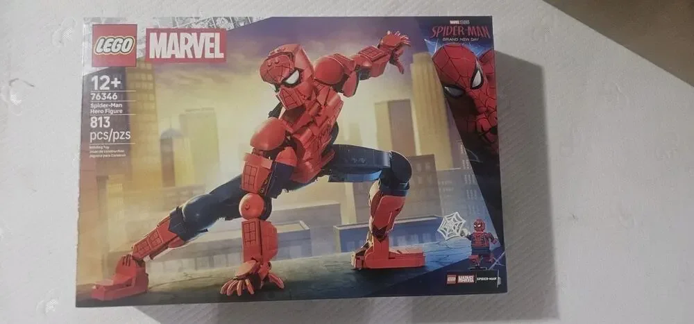 LEGO Marvel Spider-Man Hero Figure. Building Toy. Brand New